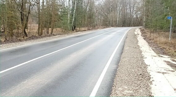 В Клинцовском районе отремонтировали дорогу