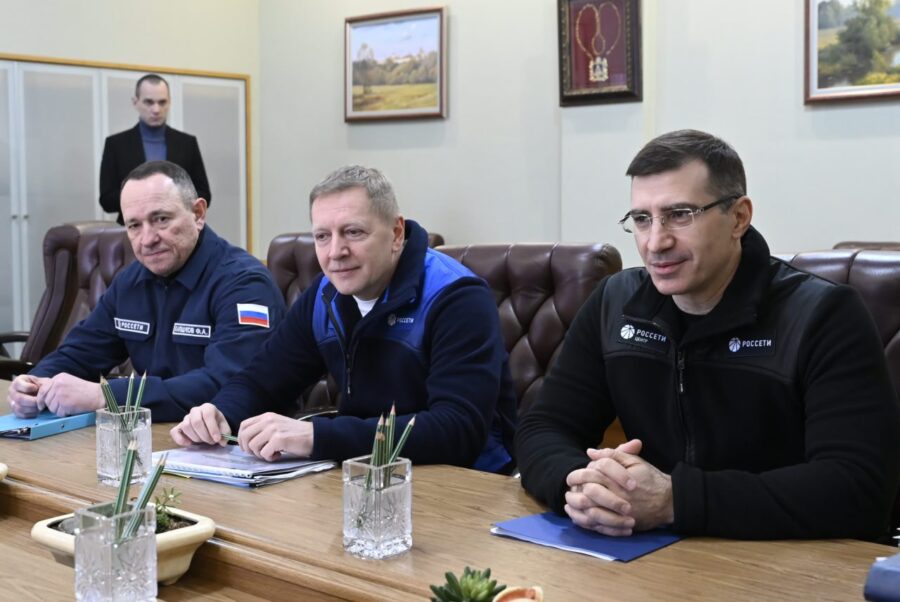 Александр Богомаз провел рабочую встречу с генеральным директором ПАО «Россети Центр»