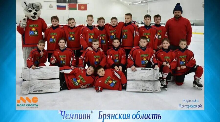 Команда Почепа стала бронзовым призером всероссийской детской хоккейной лиги