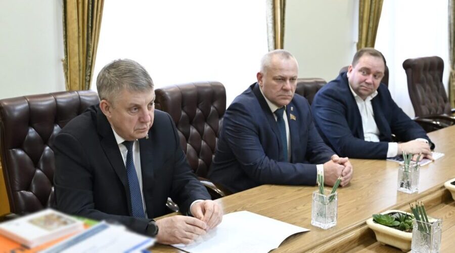 Губернатор Брянской области провел рабочую встречу с руководителем завода «Снежеть»