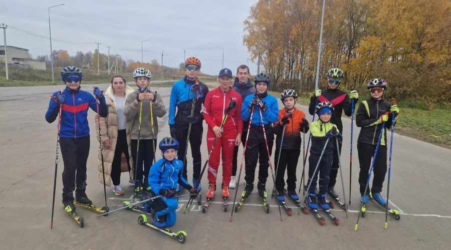 В Троснянской школе действует лыжная секция