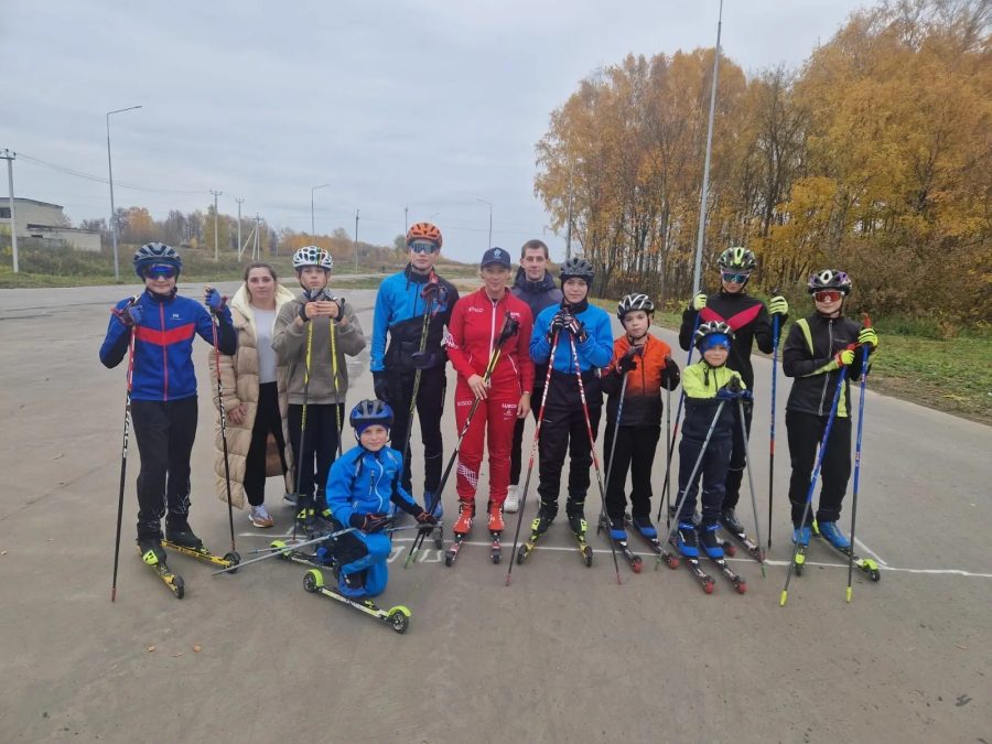 В Троснянской школе действует лыжная секция