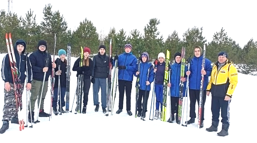 В Тросне прошли соревнования по лыжным гонкам