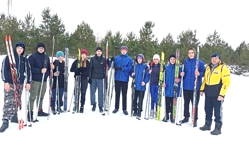 В Тросне прошли соревнования по лыжным гонкам