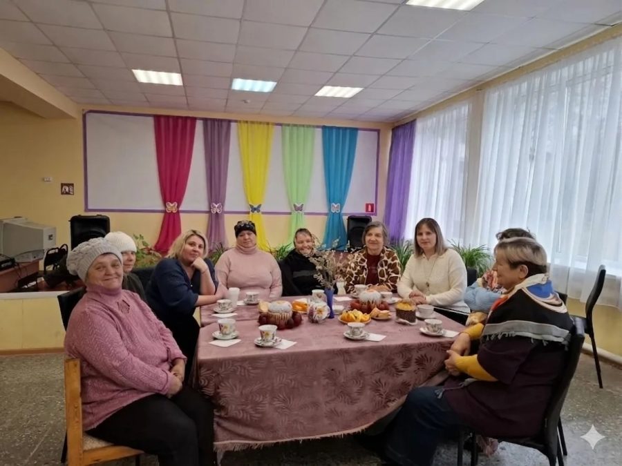 В Ходиловичах собрались на пасхальные посиделки