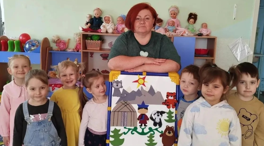 В детском саду «Аленушка» снимают мультфильмы