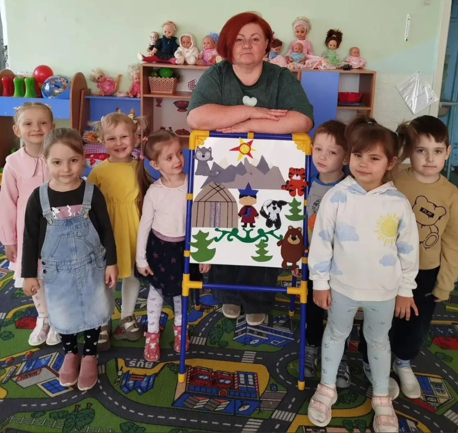 В детском саду «Аленушка» снимают мультфильмы