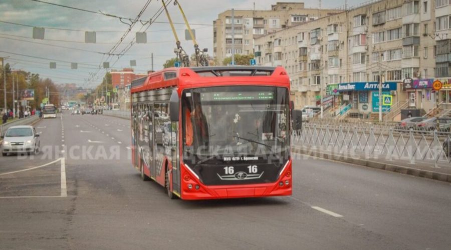 Брянские троллейбусы установили рекорд по пассажирским перевозкам