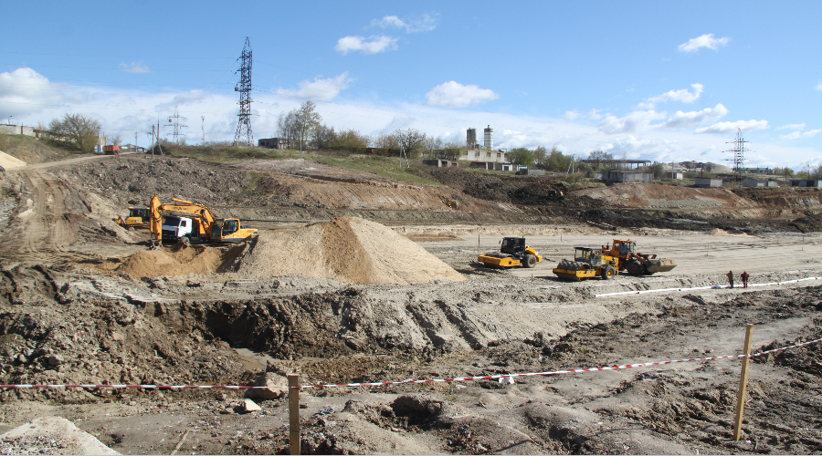 В Брянске идёт строительство дороги-дублёра улицы Карачижской