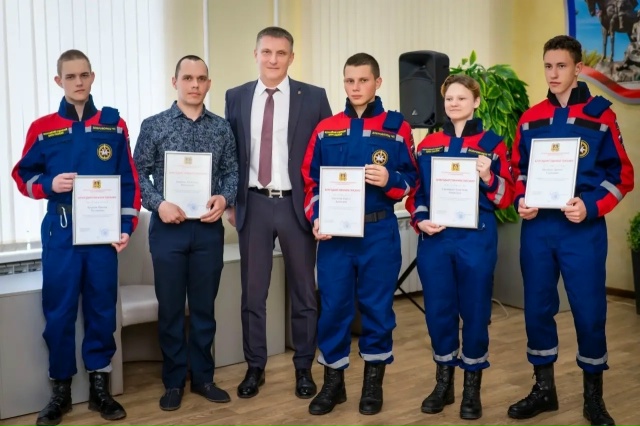 Награждены добровольцы жуковского отряда студентов-спасателей