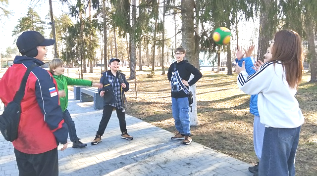 В Жуковском городском парке состоялась спортивно — игровая программа