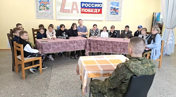 В Ходиловичах встретились с участником СВО