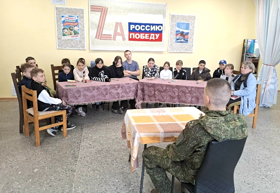 В Ходиловичах встретились с участником СВО