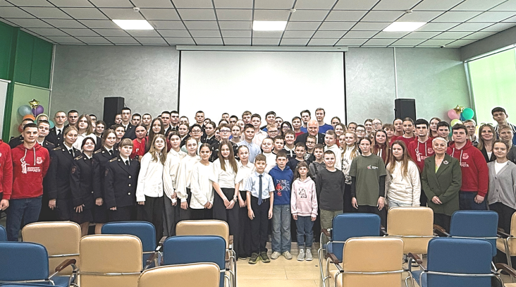 В детском технопарке «Кванториум» состоялась встреча с космонавтом