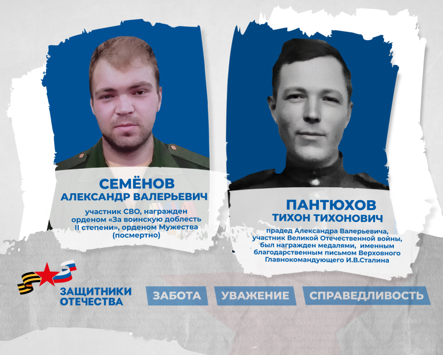 Филиал фонда «Защитники Отечества» продолжает медиапроект «Наследники Победителей»