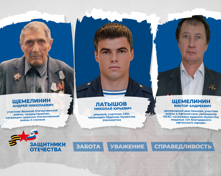 Филиал фонда «Защитники Отечества» продолжает медиапроект «Наследники Победителей»