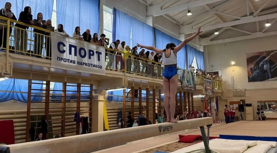 В Брянске соревнуются спортивные гимнасты