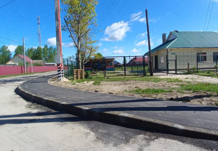 В Тросне планируют построить тротуар