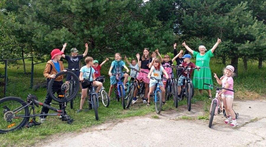 В Шамордино провели «Эстафету на колесах»