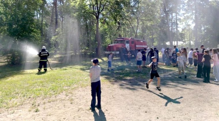 Жуковские пожарные провели профилактическое мероприятие в санатории