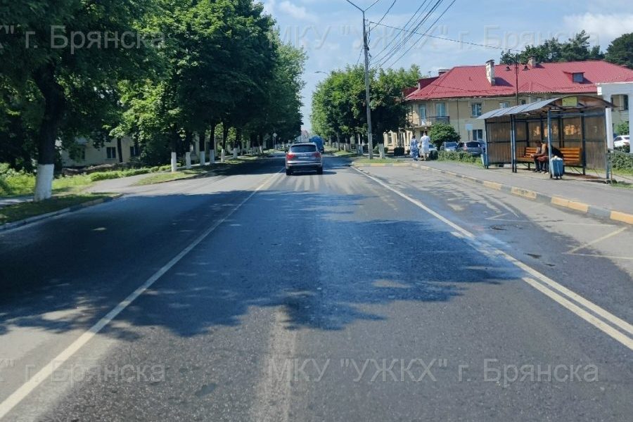 В Брянске завершился ремонт дороги по улице Никитина
