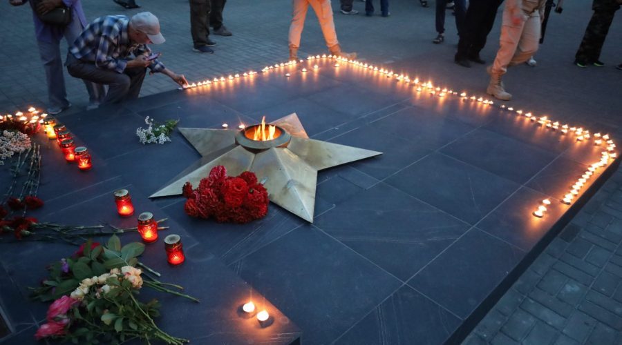 В Жуковском округе традиционно прошла акция «Свеча Памяти»