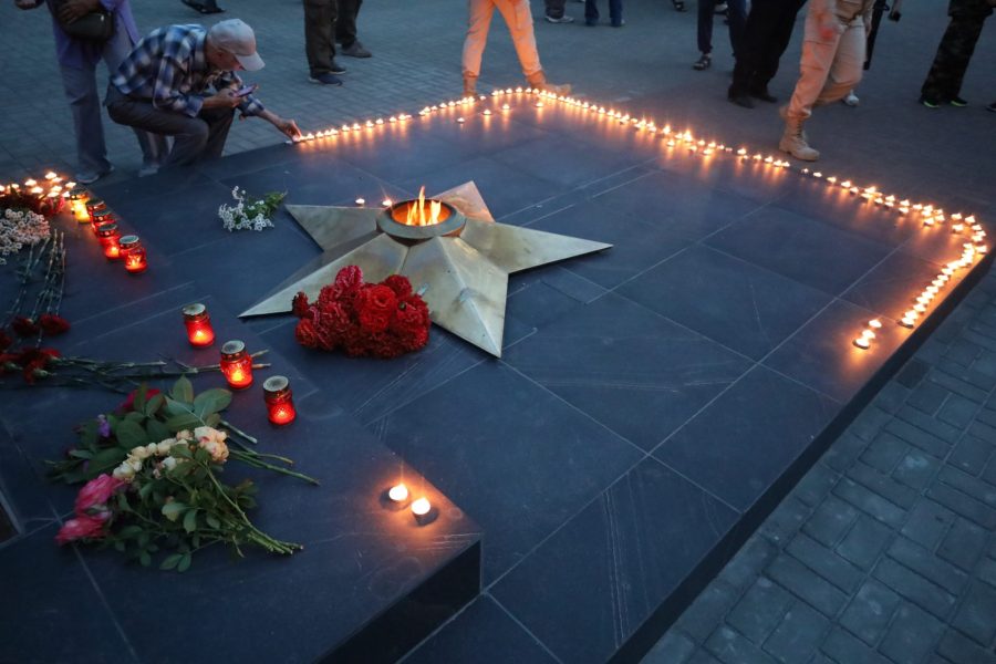 В Жуковском округе традиционно прошла акция «Свеча Памяти»