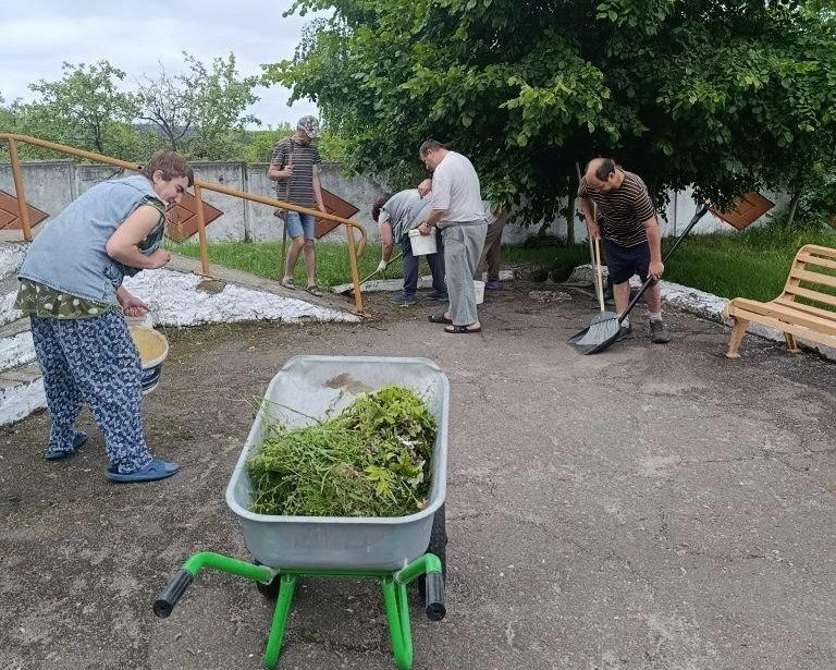 Трудотерапия в Жуковском доме социального обслуживания