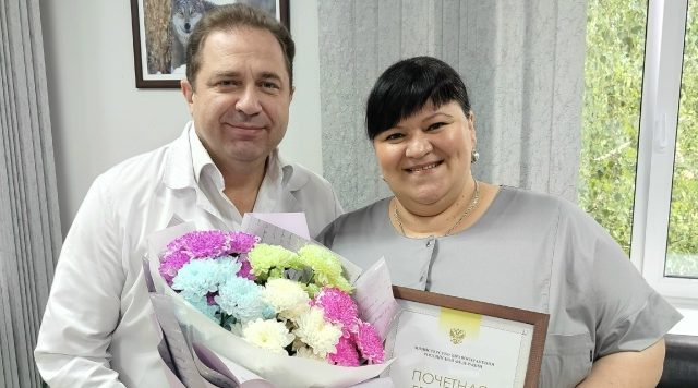 Врач-терапевт из Жуковки удостоена почетной награды