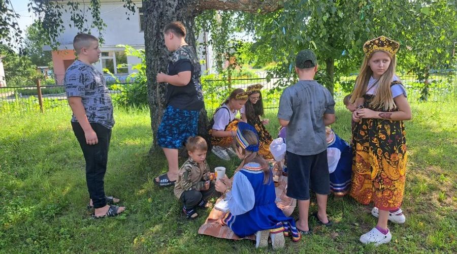 Фольклорный праздник в Шамордино