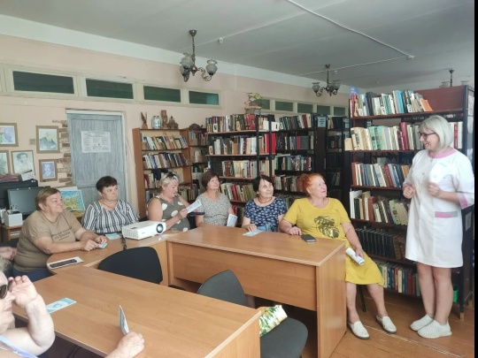 В Тросне прошло занятие «Школы здоровья»