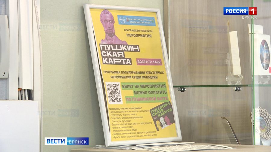 Брянщина признана одной из лучших в России по проекту «Пушкинская карта»