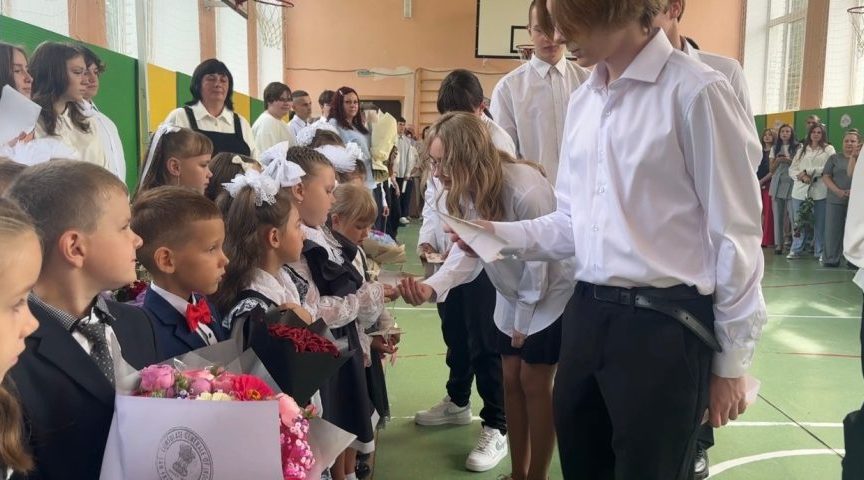 В Ржаницкой школе состоялась акция «Самолётик будущего»