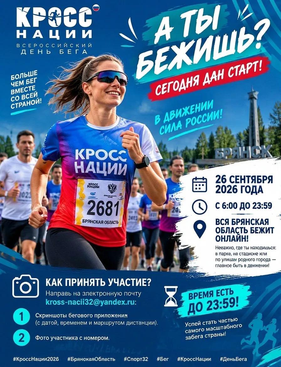 Присоединяйтесь к «Кроссу нации»