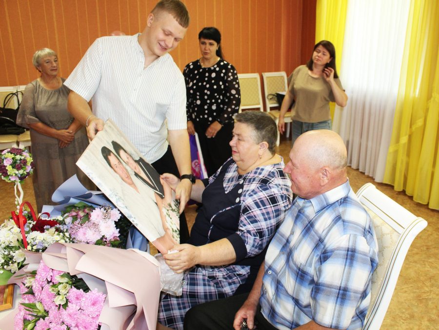 Супружеская чета из Поляковки отметила золотой юбилей