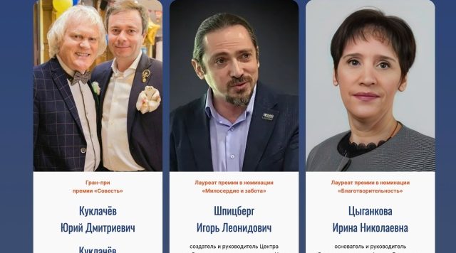 Утверждены лауреаты III Международной гуманитарной премии «Совесть»