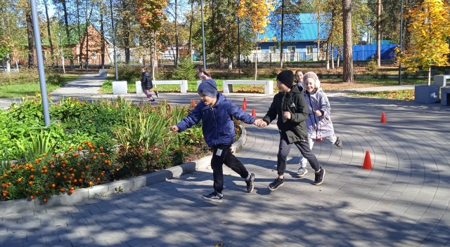 Игровая программа в жуковском парке