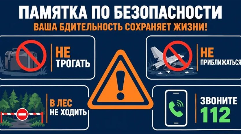 Как вести себя при обнаружении опасных предметов, БПЛА и в приграничных лесах