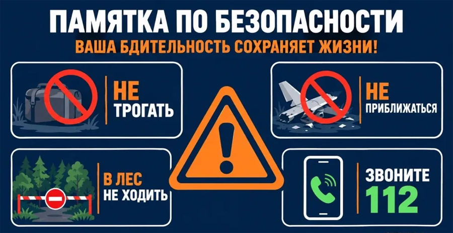 Как вести себя при обнаружении опасных предметов, БПЛА и в приграничных лесах
