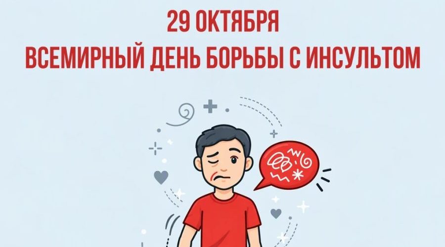 29 октября — Всемирный день борьбы с инсультом: время имеет решающее значение